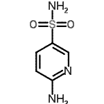 结构式 CAS# 57187-73-2, 6-氨基-3-吡啶磺酰胺
