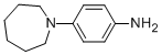 structure of CAS# 57356-18-0, 4-(Hexahydro-1H-Azepin-1-Yl)Aniline;4-(1-Azepanyl)Aniline;[4-(Azepan-1-Yl)Phenyl]Amine;Zinc00352045