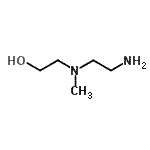 结构式 CAS# 5753-50-4, 2-[(2-氨基乙基)(甲基)氨基]乙醇