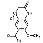 CAS#: 57645-26-8， 5-Chloro-4-[(Chloroacetyl)Amino]-2-Methoxybenzoic Acid
