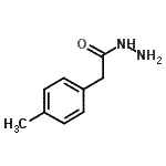 结构式 CAS# 57676-54-7, 2-(4-甲基苯基)乙酰肼