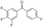 structure of CAS# 577967-64-7, 3,4,4',5-Tetrafluorobenzophenone;3,4,4',5-TETRAFLUOROBENZOPHENONE