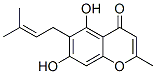 CAS 登录号：578-72-3， 5,7-二羟基-2-甲基-6-(3-甲基-2-丁烯基)-4H-1-苯并吡喃-4-酮