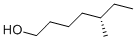 structure of CAS# 57803-73-3, (S)-(+)-5-Methyl-1-Heptanol