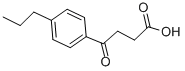structure of CAS# 57821-78-0, 4-Oxo-4-(4-Propylphenyl)Butanoic Acid;4-(4-N-PROPYLPHENYL)-4-OXOBUTYRIC ACID;4-OXO-4-(4-PROPYLPHENYL)BUTANOIC ACID;3-(4-N-PROPYLBENZOYL)PROPIONIC ACID