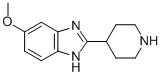 structure of CAS# 578709-04-3, 5-Methoxy-2-(4-Piperidinyl)-1H-Benzimidazole;1H-Benzimidazole,5-Methoxy-2-(4-Piperidinyl)-(9CI);5-METHOXY-2-(4-PIPERIDINYL)-1H-BENZIMIDAZOLE