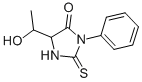 structure of CAS# 5789-21-9, 5-(1-Hydroxyethyl)-3-phenyl-2-thioxoimidazolidin-4-one;5-(1-Hydroxyethyl)-3-Phenyl-2-Thioxo-Imidazolidin-4-One;5-(1-Hydroxyethyl)-3-Phenyl-2-Thioxo-4-Imidazolidinone;5-(1-Hydroxyethyl)-3-Phenyl-2-Sulfanylidene-Imidazolidin-4-One