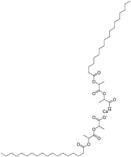 CAS 登录号：5793-94-2， 十八烷酸 2-(1-羧基乙氧基)-1-甲基-2-氧代乙基酯钙盐