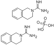 结构式 CAS# 581-88-4, 异喹胍硫酸盐