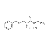 CAS 登录号：58178-57-7， 乙基O-苄基-L-丝氨酸酯盐酸盐(1:1)