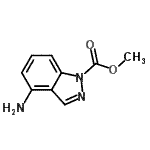 CAS 登录号：581812-76-2， 甲基4-氨基-1H-吲唑-1-羧酸酯