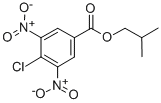 结构式 CAS# 58263-53-9, 4-氯-3,5-二硝基-苯甲酸异丁酯