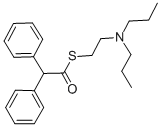 CAS#: 5835-72-3， 2-Dipropylaminoethyl diphenylthioacetate