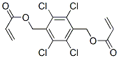 CAS 登录号：58599-60-3， (四氯-1,4-亚苯基)二亚甲基二丙烯酸酯