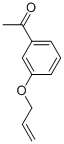 structure of CAS# 58621-54-8, 3'-Allyloxyacetophenone;1-(3-Allyloxyphenyl)Ethanone;Nciopen2_001225;Nsc86587