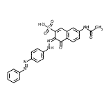 CAS#: 5873-17-6， (3E)-7-Acetamido-4-Oxo-3-({4-[(E)-Phenyldiazenyl]Phenyl}Hydrazono)-3,4-Dihydro-2-Naphthalenesulfonic Acid