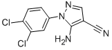 structure of CAS# 58791-78-9, 5-Amino-1-(3,4-Dichlorophenyl)-1H-Pyrazole-4-Carbonitrile;5-Amino-1-(3,4-Dichlorophenyl)-4-Pyrazolecarbonitrile;Zinc03883872;St5160465