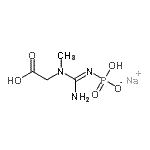 CAS 登录号：58823-91-9， N-[N'-(羟基膦酸)甲脒基]-N-甲基甘氨酸钠