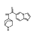 CAS 登录号：588724-70-3， N-(2-氮杂双环[2.2.1]庚-5-基)咪唑并[1,2-a]吡啶-6-甲酰胺