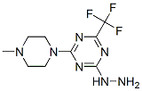 CAS 登录号：58892-47-0， [6-(三氟甲基)-4-(4-甲基哌嗪-1-基)-1,3,5-三嗪-2-基]肼