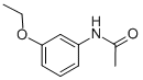 structure of CAS# 591-33-3, 3'-Ethoxyacetanilide;N-(3-Ethoxyphenyl)Ethanamide;3'-Ethoxyacetanilide;3-Ethoxyacetanilide