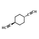 CAS 登录号：591252-07-2， 反式-1,4-二乙炔基环己烷e