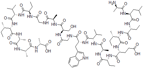 结构式 CAS# 59165-34-3, 花园霉素