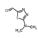 CAS 登录号：59288-54-9， 5-(二甲基氨基)-1,3,4-噻二唑-2-甲醛