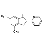 CAS 登录号：593232-97-4， 4,6-二甲基-2-(2-吡啶基)吲哚啉