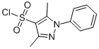 structure of CAS# 59340-26-0, 3,5-Dimethyl-1-Phenyl-1H-Pyrazole-4-Sulfonyl Chloride;3,5-Dimethyl-1-Phenyl-1H-Pyrazole-4-Sulfonyl Chloride(SALTDATA: FREE);3,5-Dimethyl-1-Phenyl-1H-Pyrazole-4-Sulfonyl Chloride , Tech.;3,5-Dimethyl-1-Phenyl-1H-Pyrazole-4-Sulphonyl Chloride, Tech