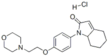 CAS#: 59377-75-2， 1,4,5,6,7,7alpha-Hexahydro-1-[4-[2-Morpholinoethoxy]Phenyl]-2H-Indol-2-One Monohydrochloride