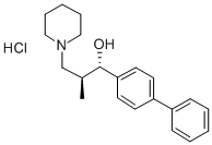 CAS#: 59401-32-0， Threo-alpha-(4-Biphenylyl)-beta-Methyl-1-Piperidinepropanol Hydrochloride