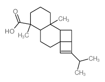 CAS 登录号：5947-57-9， (1aR,3aR)-1,1a,5,5aalpha,6,7,8,9,9a,9balpha-十氢-6,9abeta-二甲基-2-(1-甲基乙基)-4H-环丁[2,3]环丁[1,2-a]萘-6alpha-羧酸