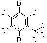 structure of CAS# 59502-05-5, Benzyl-D7 Chloride;1-(Chloro-Dideuterio-Methyl)-2,3,4,5,6-Pentadeuterio-Benzene;Alpha-Bromo(2H7)Toluene;217336_Aldrich