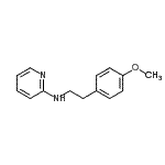 CAS 登录号：596116-07-3， N-[2-(4-甲氧基苯基)乙基]-2-吡啶胺