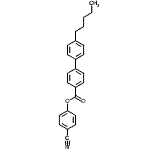 CAS#: 59662-53-2， 4-Cyanophenyl 4'-Pentyl-4-Biphenylcarboxylate