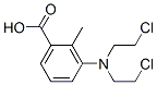 CAS 登录号：5977-02-6， 3-[二(2-氯乙基)氨基]邻甲苯甲酸