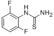 structure of CAS# 59772-31-5, (2 6-Difluorophenyl)Thiourea