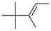 structure of CAS# 598-96-9, 3,4,4-Trimethyl-2-Pentene;3,4,4-Trimethylpent-2-Ene;Inchi=1/C8h16/C1-6-7(2)8(3,4)5/H6h,1-5H3/B7-6;2-Pentene, 3,4,4-Trimethyl-