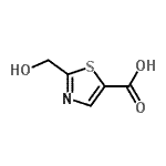 CAS 登录号：59855-88-8， 2-(羟基甲基)-1,3-噻唑-5-羧酸