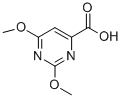 structure of CAS# 59864-30-1, 2,4-Dimethoxypyrimidine-6-Carboxylic Acid;2,4-Dimethoxypyrimidine-6-Carboxylic Acid, 4-Carboxy-2,6-Dimethoxypyrimidine;2,6-DIMETHOXYPYRIMIDINE-4-CARBOXYLIC ACID;2,4-DIMETHOXYPYRIMIDINE-6-CARBOXYLIC ACID