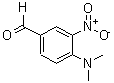 structure of CAS# 59935-39-6, 4-(Dimethylamino)-3-Nitrobenzaldehyde;4-Dimethylamino-3-Nitro-Benzaldehyde;Nsc156545;A0966/0045157
