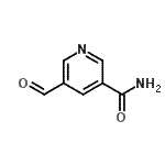 CAS 登录号：59936-08-2， 5-甲酰基烟酰胺