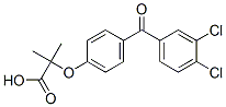 CAS#: 60012-98-8， 2-[4-(3,4-Dichlorobenzoyl)Phenoxy]-2-Methylpropanoic Acid
