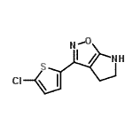CAS 登录号：603068-05-9， 3-(5-氯-2-噻吩基)-5,6-二氢-4H-吡咯并[3,2-d][1,2]恶唑