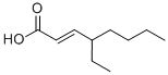CAS 登录号：60308-76-1， (E)-4-乙基-辛-2-烯酸