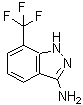 结构式 CAS# 60330-35-0, 7-(三氟甲基)-1H-吲唑-3-胺