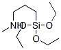 structure of CAS# 6044-50-4, N-Methyl-3-(Triethoxysilyl)Propylamine;N-Methyl-3-Triethoxysilyl-Propan-1-Amine;Methyl-(3-Triethoxysilylpropyl)Amine;(3-(Methylamino)Propyl)Triethoxysilane