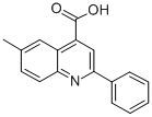 structure of CAS# 60538-98-9, 6-Methyl-2-Phenyl-Quinoline-4-Carboxylic Acid