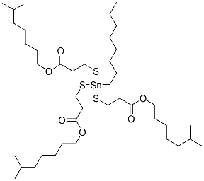 CAS#: 60585-20-8， Triisooctyl 3,3',3''-[(Octylstannylidyne)Tris(Thio)]Trispropionate